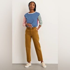 Alex Mill Francoise Colorblock Stripe Cotton Top